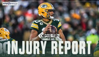 Packers list seven questionable, rule out two vs. Ravens