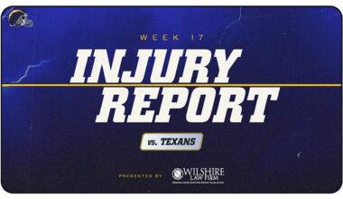 Los Angeles Chargers Houston Texans Injury Report Week 17 2025