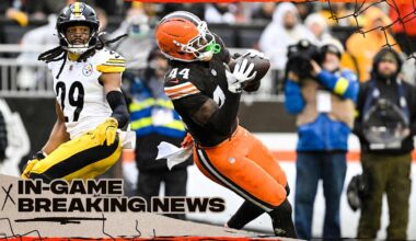 Harold Fannin Jr. downgraded to out with groin injury vs. Steelers