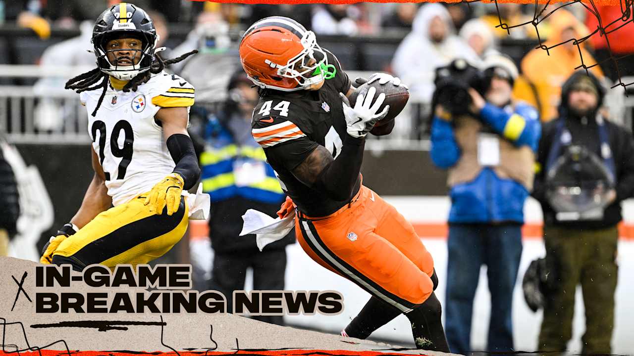 Harold Fannin Jr. downgraded to out with groin injury vs. Steelers