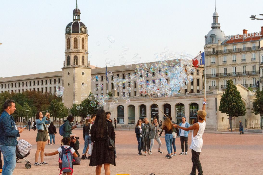 Place Bellecour in Lyon, France, is a central meeting place for residents, says Jessica Ketcham, a professor at a suburban Seattle college who taught in Lyon for a semester.