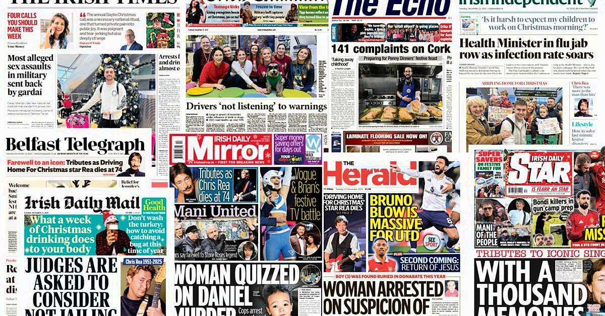 What the papers say: Tuesday's front pages