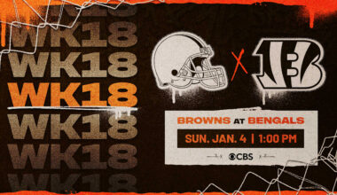 Browns vs. Bengals game time for Week 18 officially announced