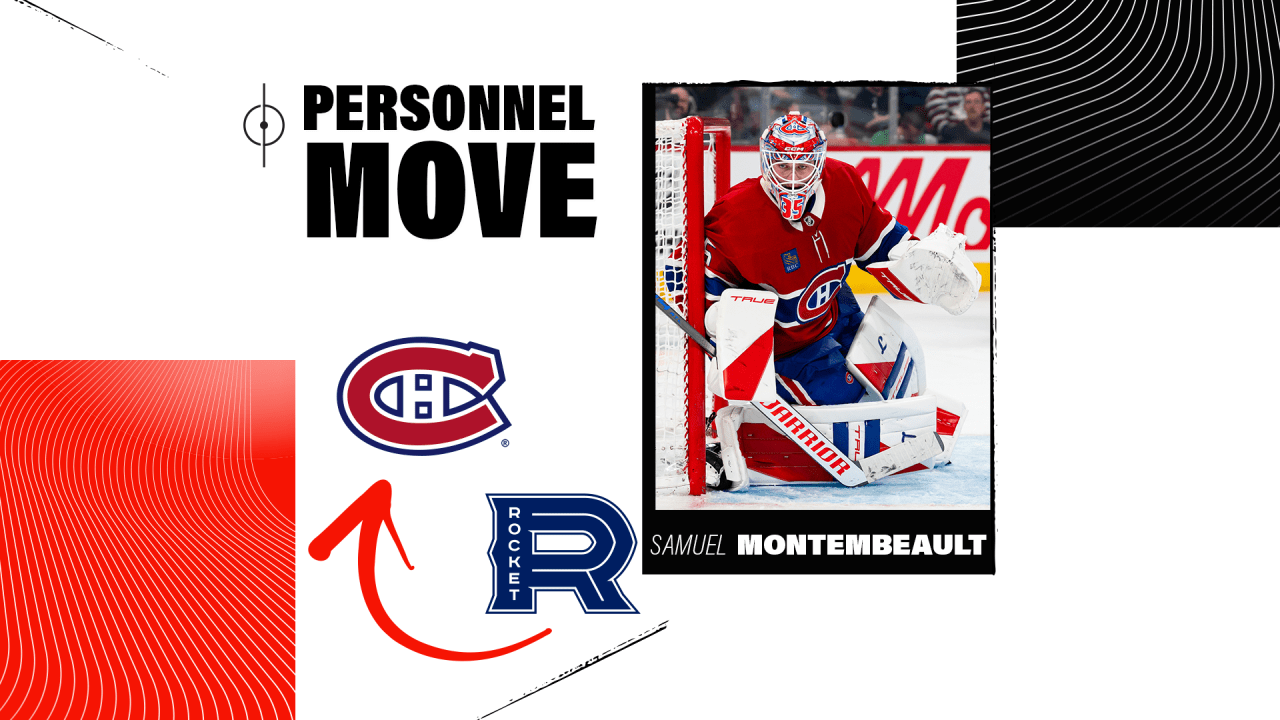Samuel Montembeault recalled from Laval Rocket