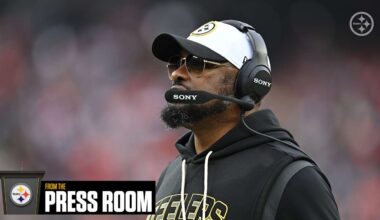 From the Press Room: Steelers at Browns
