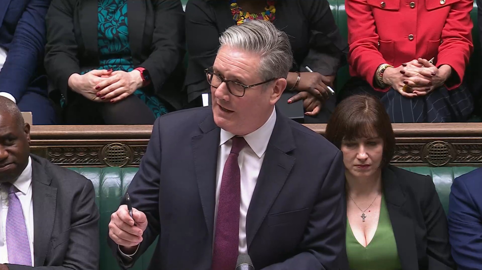 Keir Starmer speaking at Prime Minister's Questions.