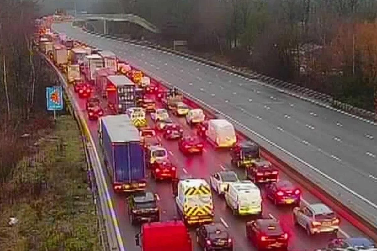 M6 set to remain shut all day after woman found dead by busy motorway