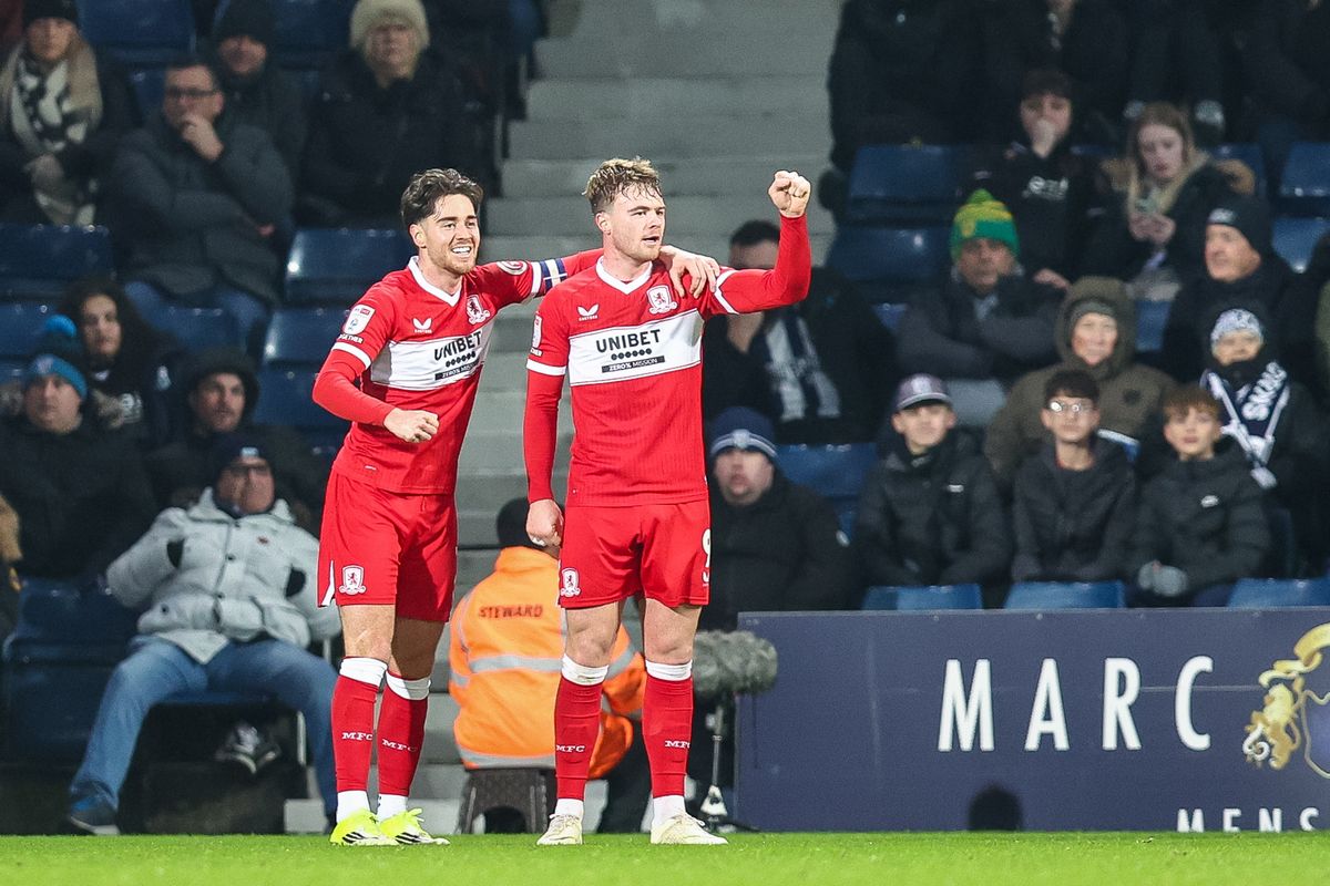 Hayden Hackney and Tommy Conway celebrate