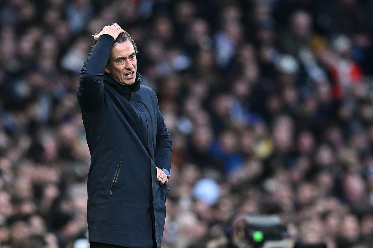 Tottenham boss Thomas Frank after their late defeat to West Ham