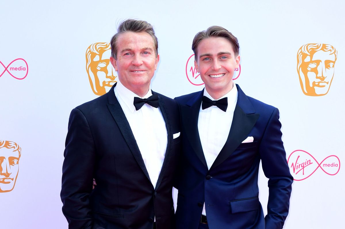 Bradley Walsh and his son Barney