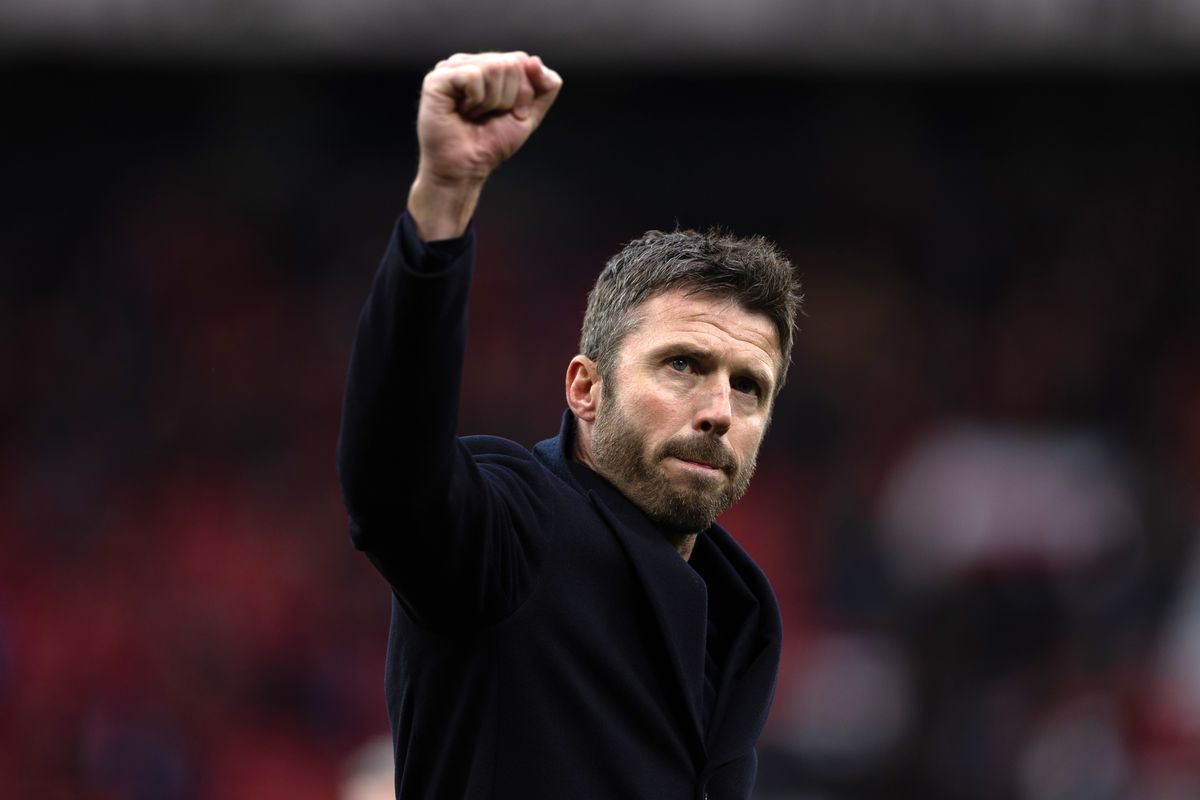 Michael Carrick, interim head coach of Manchester United