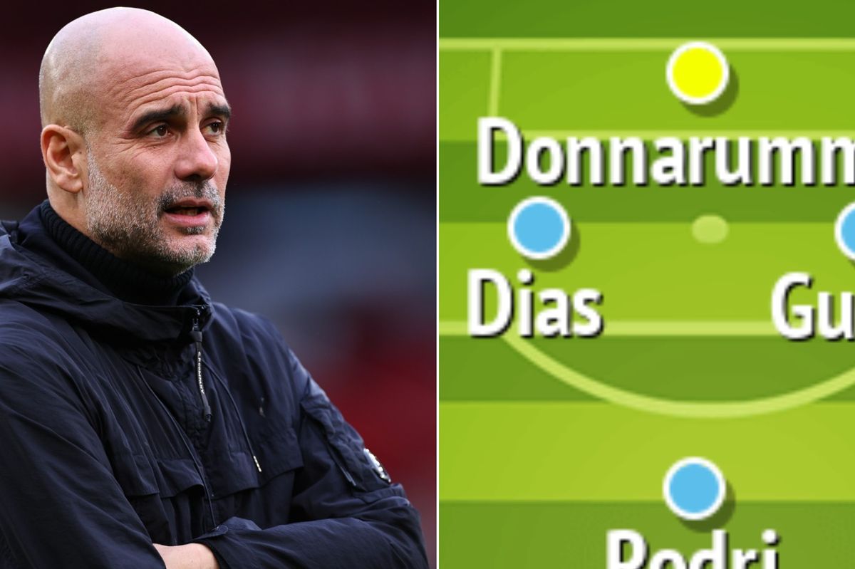 Manchester City manager Pep Guardiola has a strong squad to choose from when everyone is fit