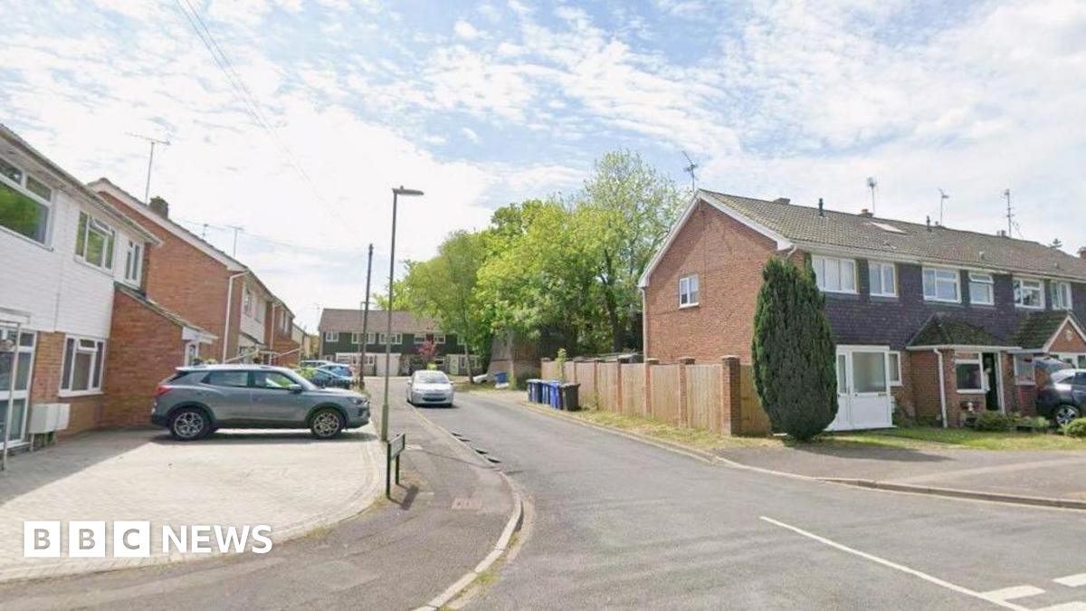 A Google Street View image of a residential area of terraced housing.