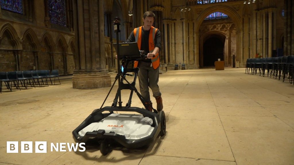 Radar shedding light on Lincoln Cathedral's hidden past