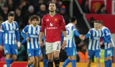 Manchester United vs Brighton - FA Cup third round LIVE: All the reaction as Danny Welbeck dumps Red Devils OUT of the cup with Shea Lacey sent off late after Benjamin Sesko strike