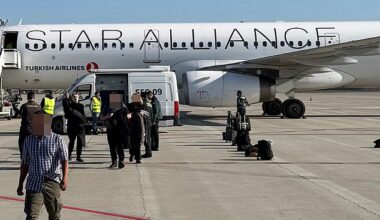 The passenger who shared the video described an 'eerie atmosphere' on the plane upon its arrival