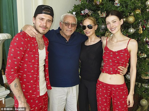 Brooklyn with his wife and the in-laws, who see his family as 'tacky'