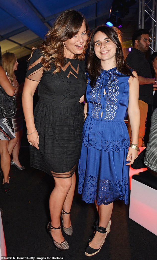 Assisi Jackson with her mother Jade Jackson, daughter of the Rolling Stones frontman