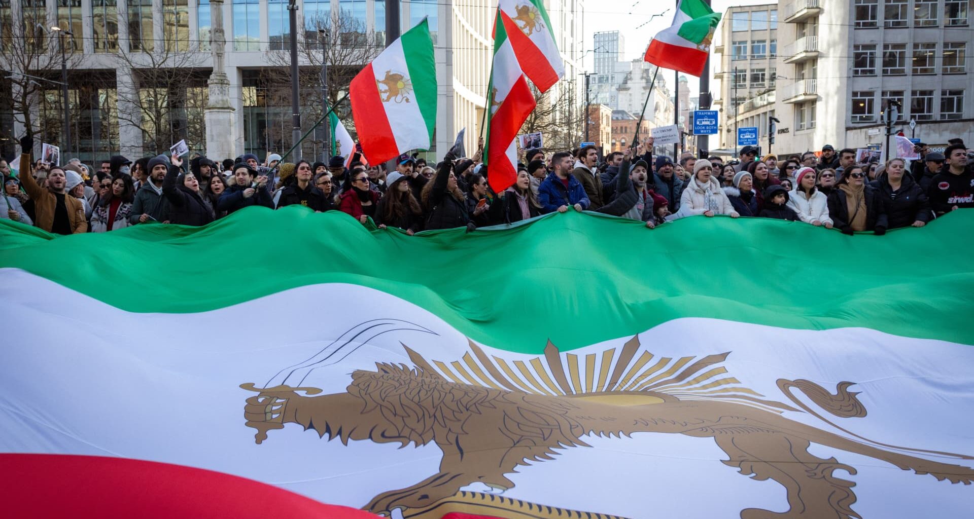 Confronting protests, Iran vows to strike back if the U.S. attacks