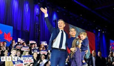 Canada's Poilievre sweeps Conservative party leadership test with 87.4% - BBC