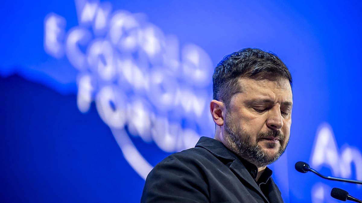 Zelenskyy says Europe 'looks lost' and living in 'Groundhog Day' in scathing Davos address