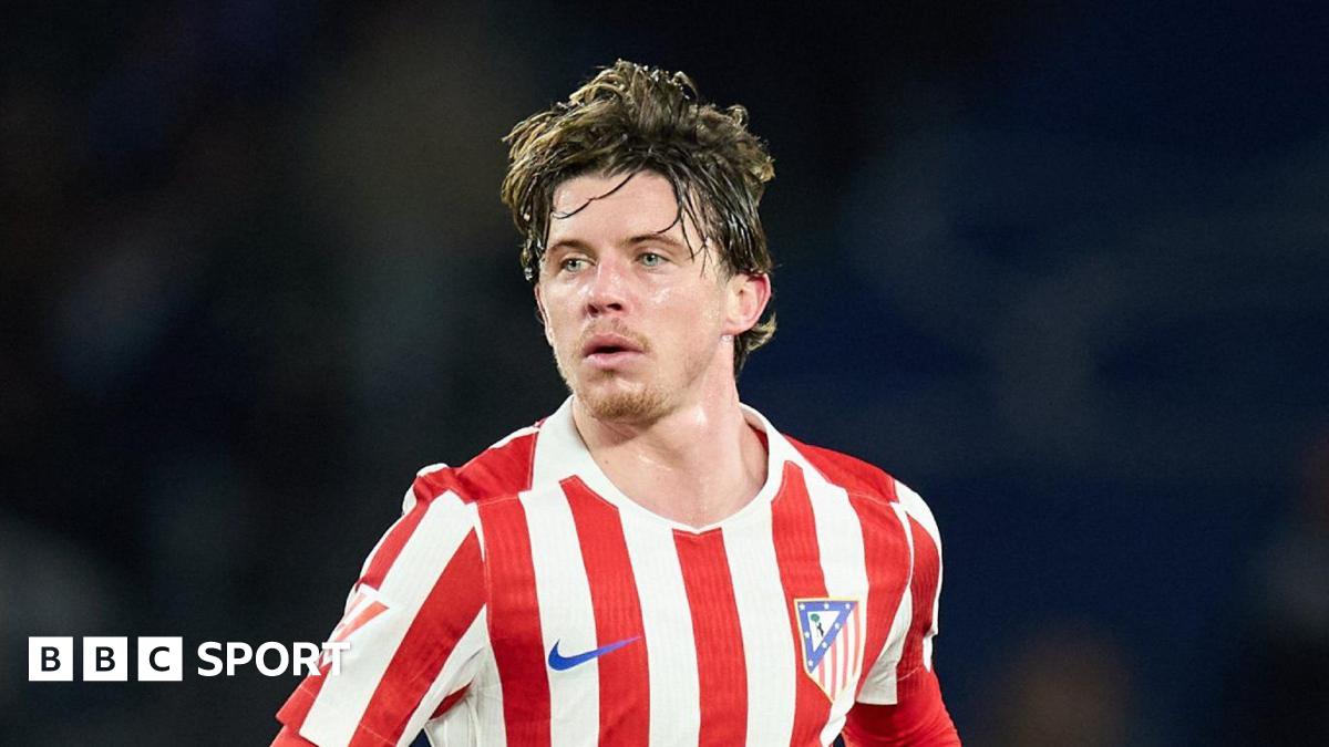 Conor Gallagher playing for Atletico Madrid