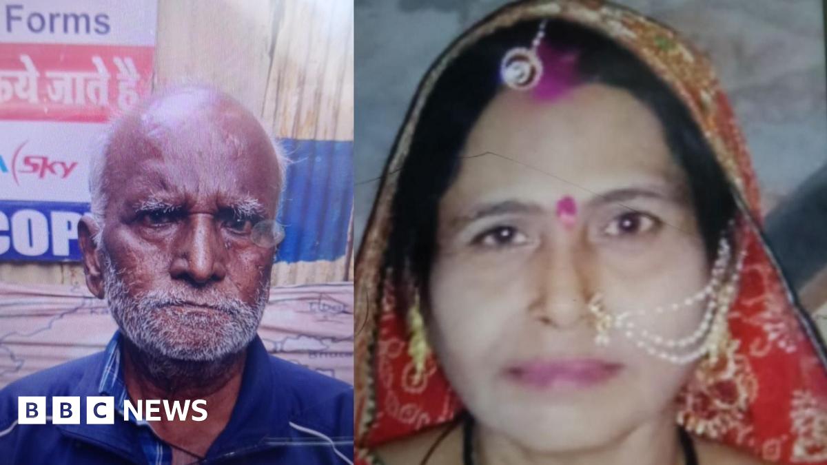 An ambulance, surrounded by a huge group of people and police officials, in Madhya Pradesh's Indore city ferrying patients of a local diarhhoea outbreak caused by contaminated tap water