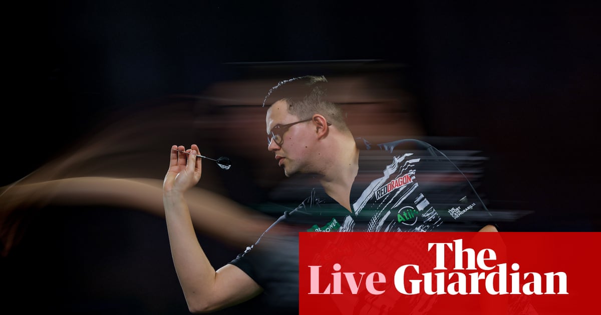 PDC world darts semi-finals: Van Veen edges Anderson in classic to set up final with Littler | PDC World Championship