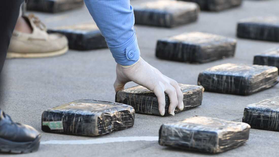 Cocaine from a 2025 seizure in Honduras.