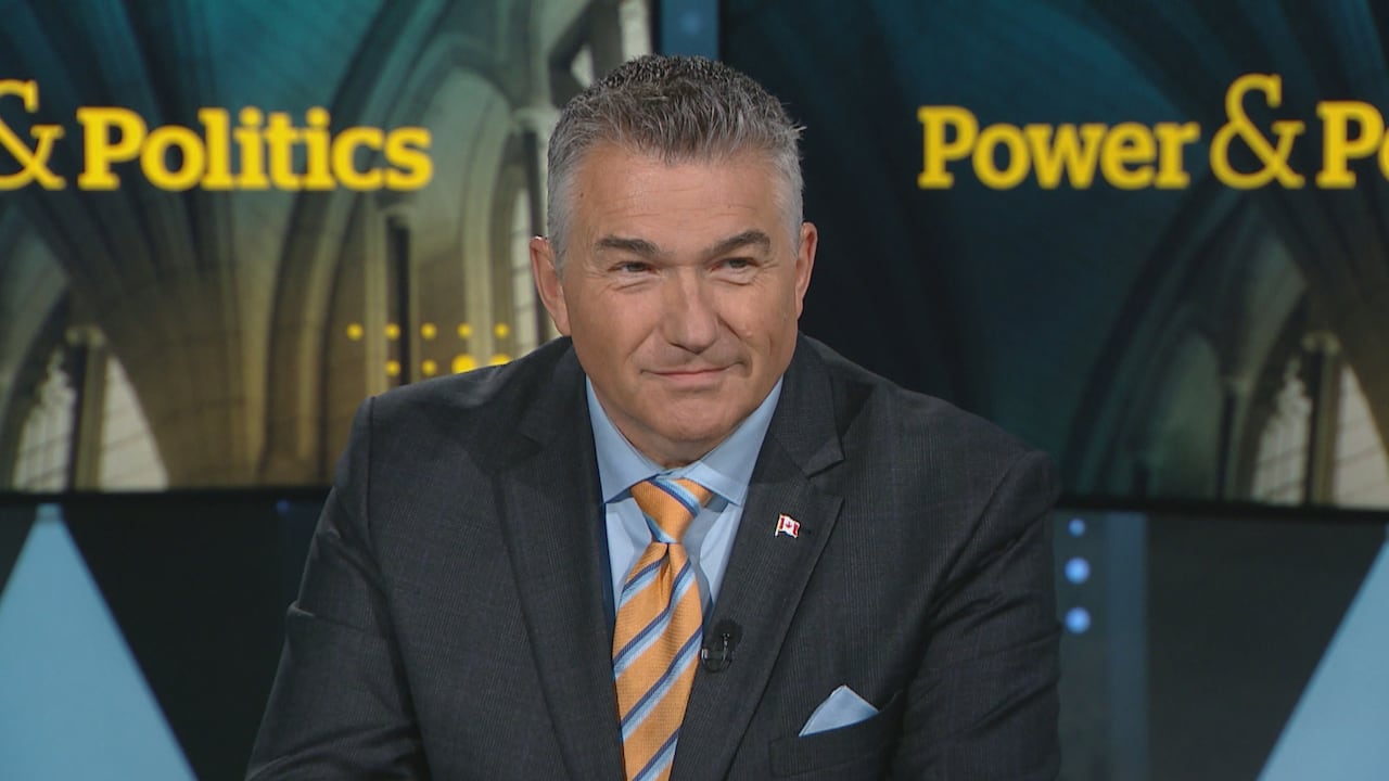 Conservative MP James Bezan on the set of CBC's Power & Politics on June 9, 2025.