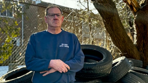 Tires are piling up behind London auto shops after province slashes recycling targets