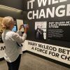 Shelley Smith, a retired public health professional, is one of hundreds of volunteers documenting wall text, objects and images at the Smithsonian as part of an effort to document what's there now before any changes are made as a result of the Trump Administration's continued pressure on the institution.