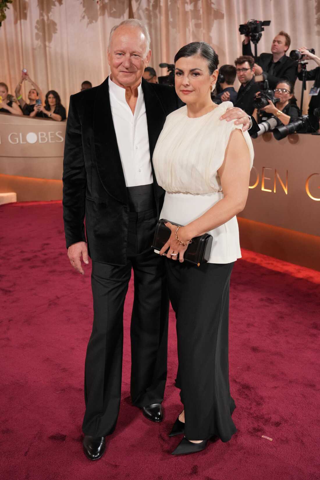 Stellan Skarsgård and Megan Everett-Skarsgard 