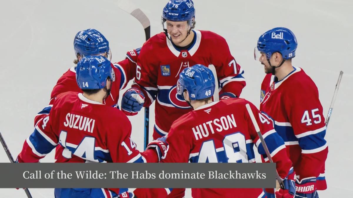 Click to play video: 'Call of the Wilde: Habs dominate Blackhawks'