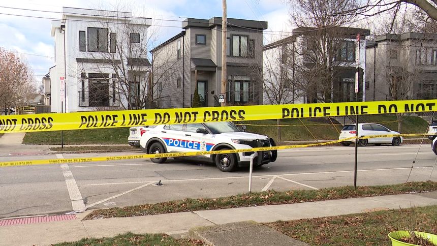 Authorities in Columbus, Ohio, search the scene where dentist Dr. Spencer Tepe and his wife, Monique Tepe, were murdered at their home.