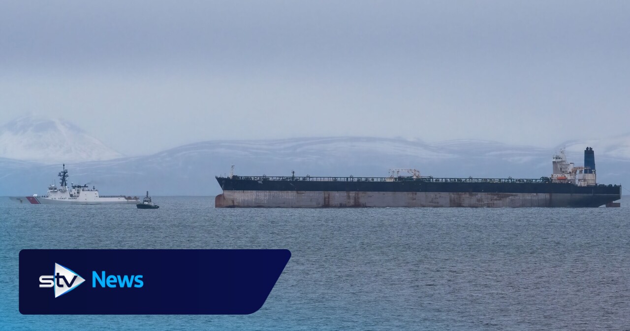 Oil tanker seized by US spotted off Scottish coast