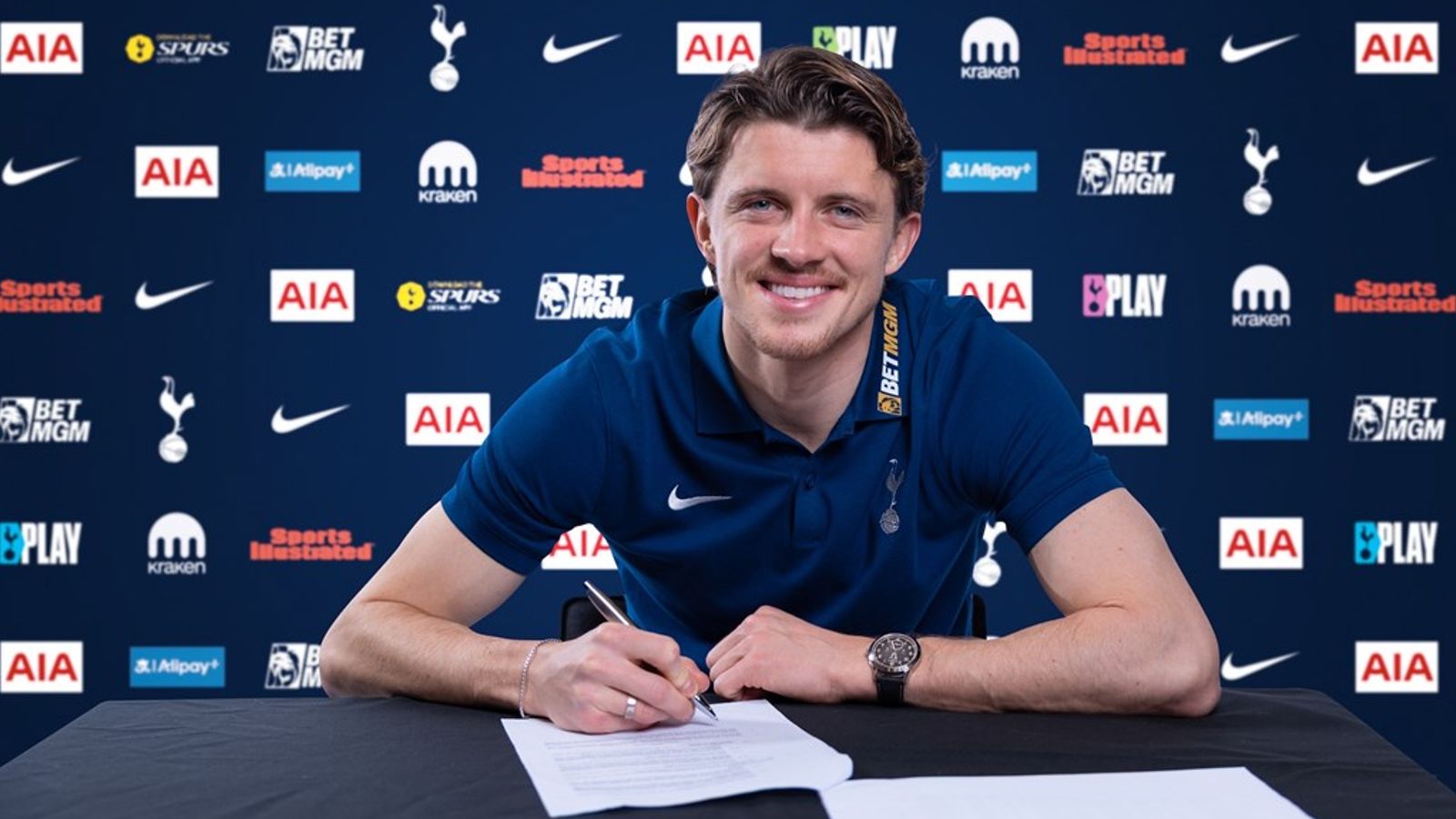 Spurs have signed Conor Gallagher from Atletico Madrid. Credit: Tottenham Hotspur