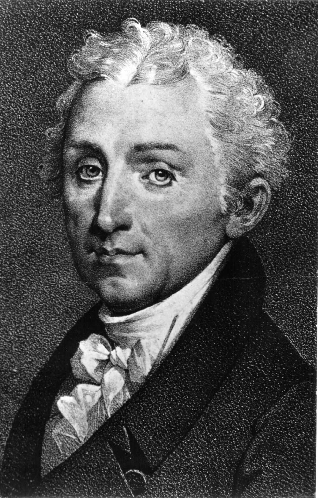 A painting of James Monroe, the fifth president of the United States, who served from 1817 to 1825.