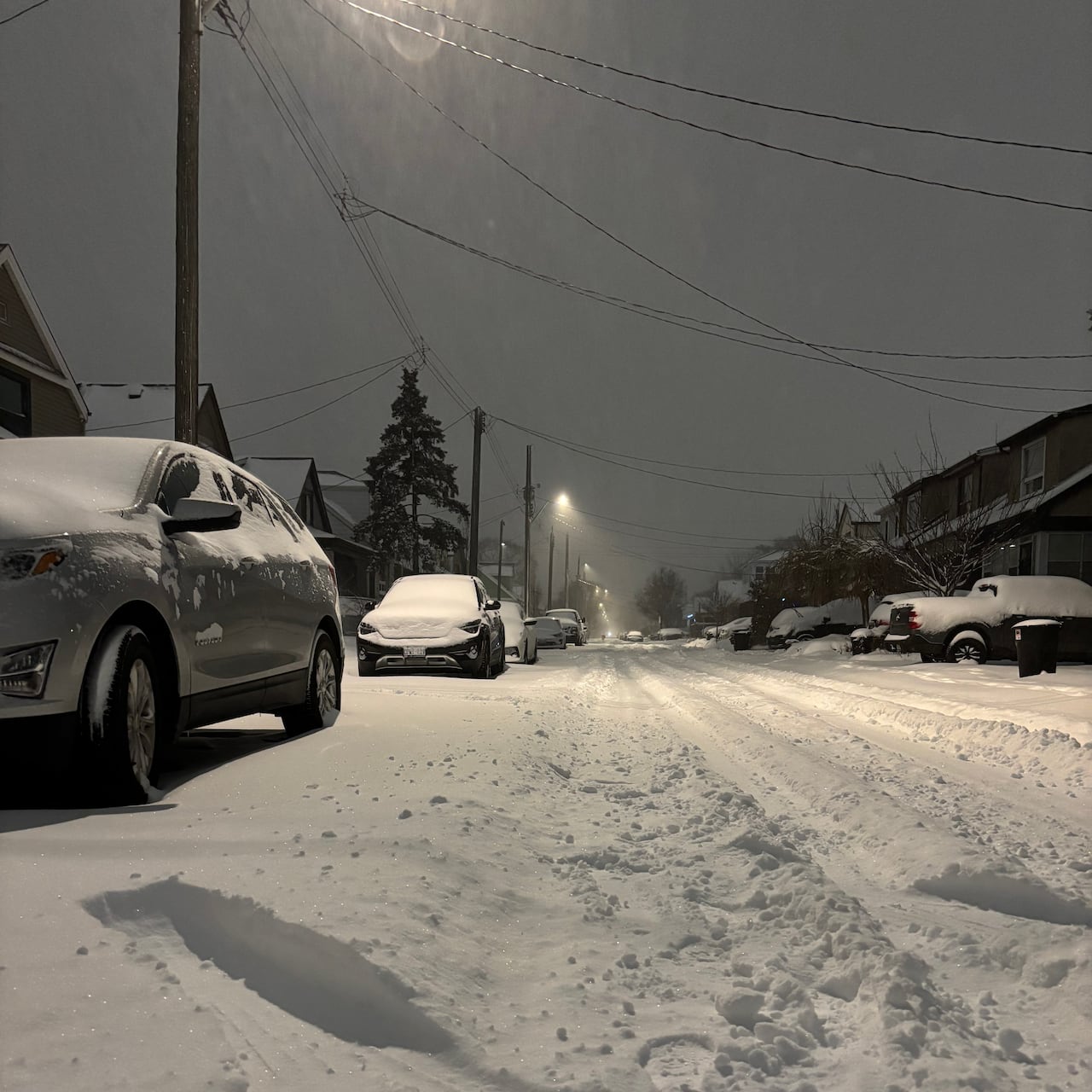 heavy snow in Hamilton