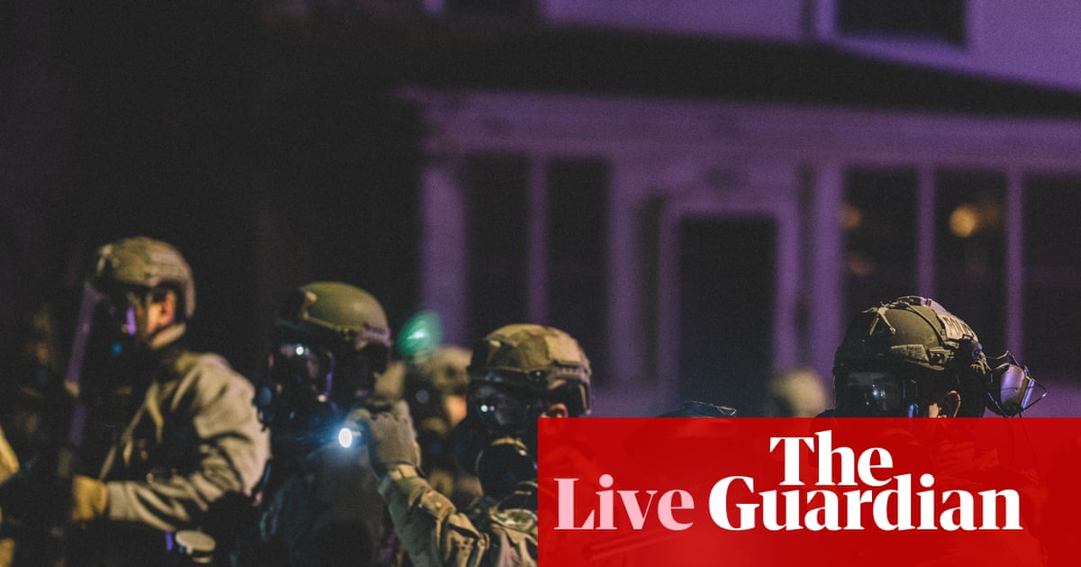 Trump threatens to invoke Insurrection Act over protests in Minneapolis – US politics live | US news