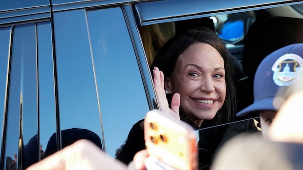 Nobel Peace Prize winner Maria Corina Machado says she presented her medal to Trump