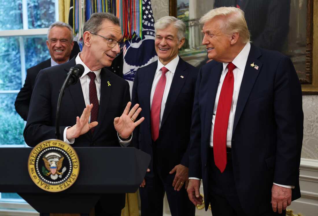 Pfizer CEO Albert Bourla joined President Donald Trump at the podium in the White House on Sept. 30, to announce a voluntary effort to reduce some drug prices. The Trump administration went on to reach similar deals with 15 other drug companies, but all 16 companies still rolled out price hikes this month.