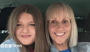 Picture of a fire engine, police car and emergency workers on the seafront in Withernsea.