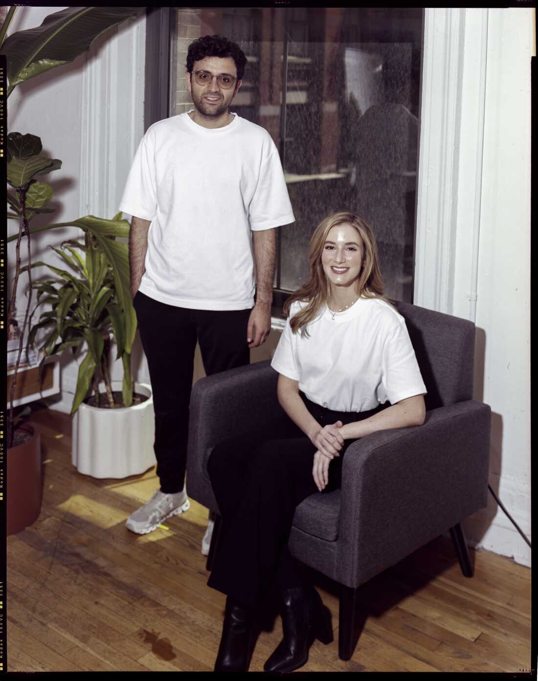 Tarek Mansour, (left) and Luana Lopes Lara are co-founders of Kalshi.