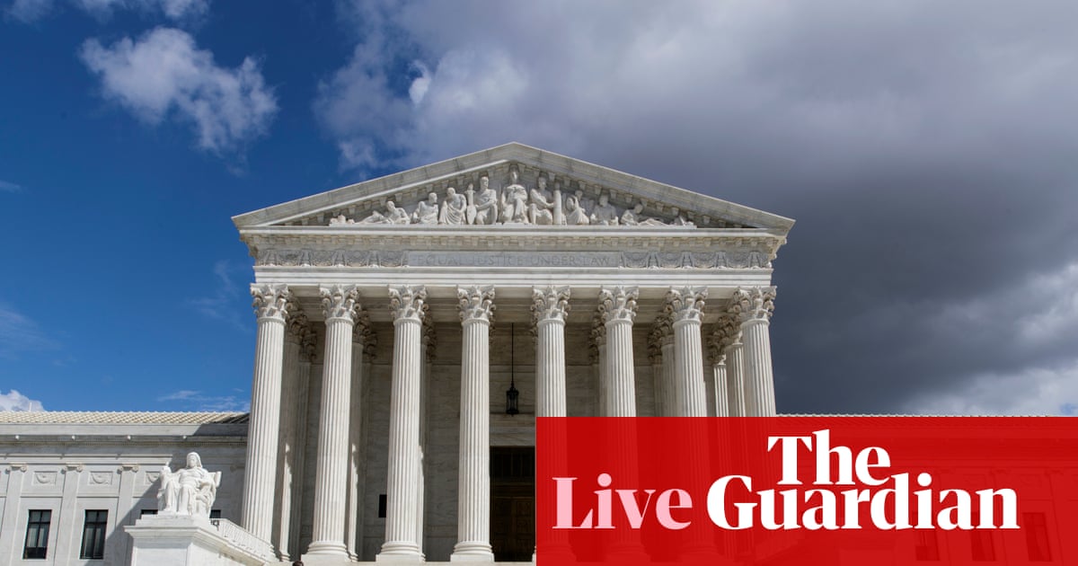 US supreme court releases more decisions but does not rule on Trump tariffs – live | Trump administration