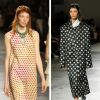 Dotted prints were one of the trends predicted by Paris-based company Heuritech. They appeared on runways during Paris Fashion Week.