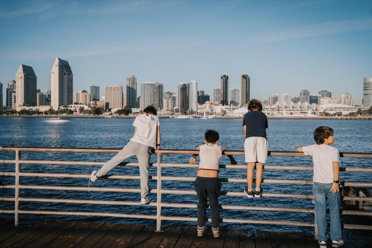 View of downtown San Diego skyline Jan. 16, 2026. 