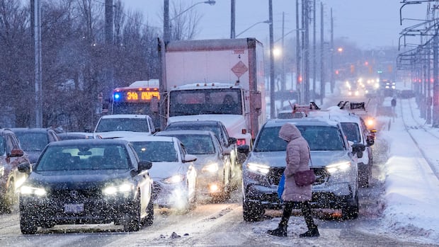 Snowfall warning in effect for Toronto as cold snap brings frigid temperatures