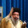 Iranian senior cleric Ahmad Khatami delivers his sermon during Friday prayer ceremony in Tehran, Iran, on Jan. 5, 2018.