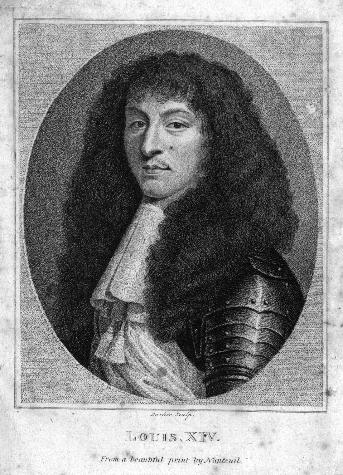 Circa 1661, King Louis XIV of France, (1638 - 1715), king of France from 1643. He was known as 'The Sun King'.